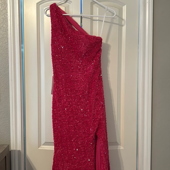 pink sparkly formal dress - Picture 1 of 4